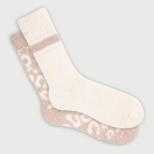 Calcetines Punto Blanco Medio Para Mujer Relax Surtido Talla 9-11 x 2 und