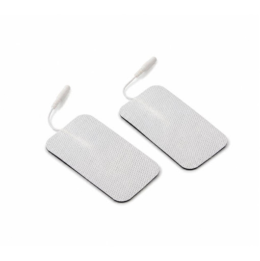 ELECTRODO ADHESIVO RECTANGULAR 9X5 GMD BOLSA x 2 Electrodo adhesivo reutilizable diseñado para electroestimulación muscular y terapia TENS. Su superficie de tela con gel autoadhesivo garantiza una conexión segura y cómoda con la piel. Compatible con