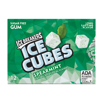 Goma De Mascar Icecubes   Menta Verde X23G. X10Und.                      