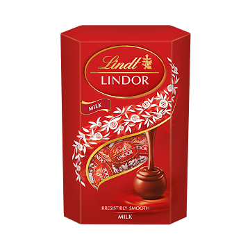 Chocolate Lindt Lindor Cornet Milk Caja x 10 und  