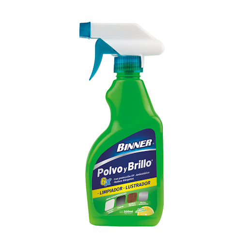 Limpiador Binner Polvo Brillo 2 En 2 Antibacterial Citrus Botella x 300 ml