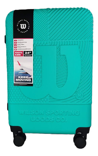 Maleta de Viaje Wilson Celaya 24; (TURQUESA) Wilson Papeleta x 1 DESCRIPCIÓN DEL PRODUCTO:Descubre la Maleta de Viaje Wilson Celaya 24;, el compañero ideal para tus aventuras. Diseñada para ofrecerte comodidad y estilo, esta maleta es perfecta para cualquier tipo d