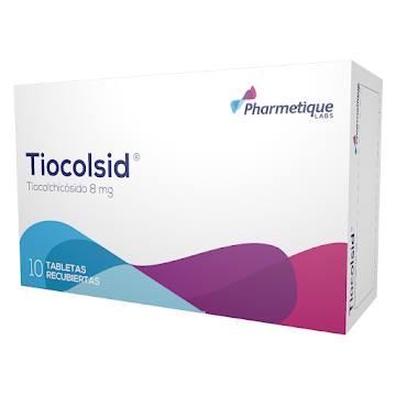 Tiocolsid Tiocolchicosido Pharmetique 8 mg Caja x 10 Tabletas  