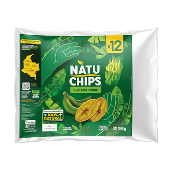 Plátano Verde Natuchips   Paquete x 10 und 