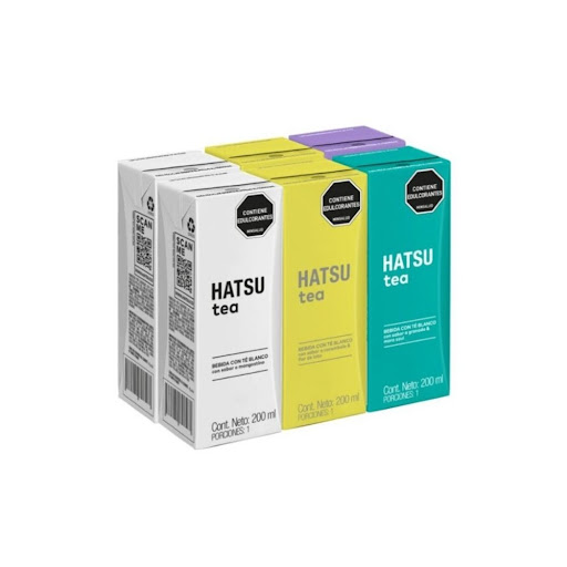 Bebida Hatsu Té Surtido Tetrapack 200 ml x 6 und