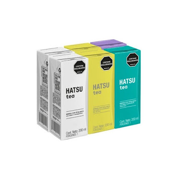 Bebida Hatsu Té Surtido Tetrapack 200 ml x 6 und  