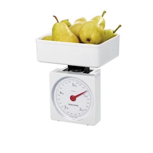 Balanza de Cocina 5 KG Accura Tescoma Caja x 1 Excelente para pesar alimentos hasta 5 kg, provista de una escala f˙cil de usar con incrementos de 20 g. DiseÏada para uso dom?stico.