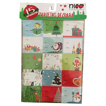 Tarjeta De Para Nico Navidad x 1 und    