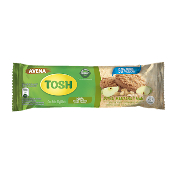 Galleta Tosh Avena Manzana Maní x 30 gr  
