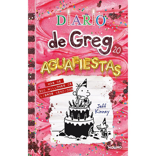 Diario De Greg 20. Aguafiestas. Jeff Kinney Molino Libro x 1.0 Diario De Greg 20. Aguafiestas. Jeff Kinney  Un auténtico fenómeno mundial.  Más de 280 millones de libros vendidos.  En celebración de su vigésima entrega, Greg organiza una fiesta de cumpleaños épic