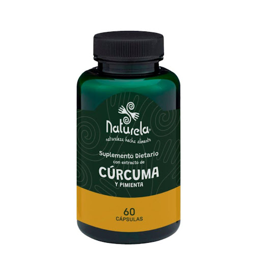 Cápsulas con extracto de Cúrcuma y Pimienta Naturela Natuirela Frasco x 60 unidades undefined