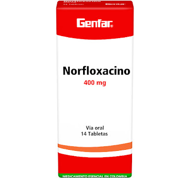 Norfloxacino 400mg   Grnfar Caja X 14tab 