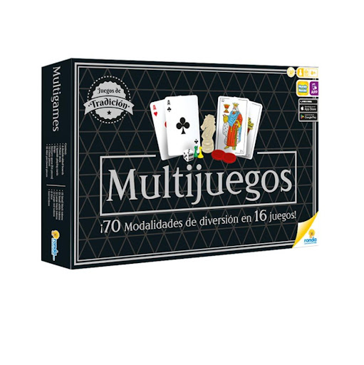 Juegos de Mesa Multijuegos De Tradicion Ronda Ronda Caja x 1 ¡70 Modalidades de diversión en 16 juegos!¡Diversión sin límites! Este increíble juego de mesa ofrece 70 emocionantes modalidades dentro de 16 juegos distintos, garantizando horas de entretenimiento p