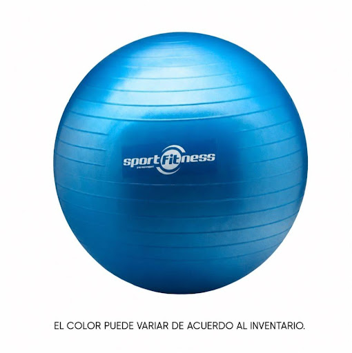 070136 65 CM BALON GIMNASIA SPORT FITNESS Sport Fitness 1 x 1 Ideal para ejercicios de estabilidad, equilibrio y fortalecimiento muscular en yoga, pilates y entrenamiento funcional.Características:Composición: PVC resistente y antideslizanteCapacidad de carga: A
