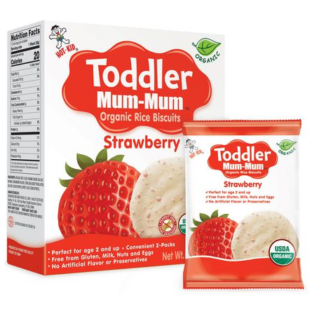Galleta De Arroz Mum Mum Fresa Orgánica x 60 gr