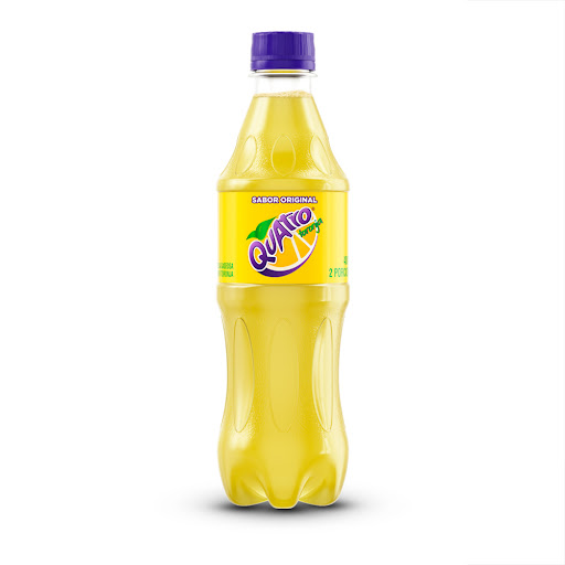 Gaseosa Quatro Toronja Sabor Original Botella x 400 ml