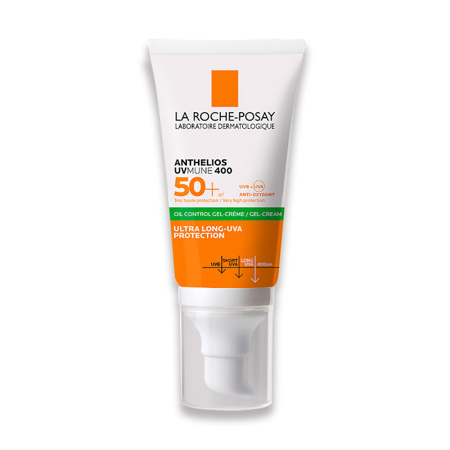 Protector Solar Facial La Roche Posay Anthelios Uvmune Oil Control Gel Spf 50 + 50 ml  