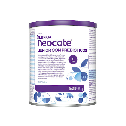Fórmula Infantil Neocate Junior Neutro 1+ Año x 400 gr
