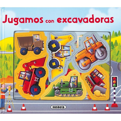 Jugamos Con Excavadoras. Jugamos Con Imanes Susaeta Ediciones Libro x 1.0 JUGAMOS EXCAVADORAS (INC.PIEZAS)(IMANES)-D-   Cartoné con cubierta plastificada y hojas de cartón con imanes Edad recomendada: 3 años  Ficha técnica de JUGAMOS CON EXCAVADORAS Nº de páginas: 10 Editor