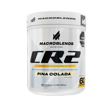 Creatina Macroblends CR2 Piña Frasco x 360 gr  