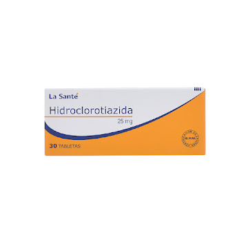 Hidroclorotiazida La Santé 25 mg Caja x 30 Tabletas  