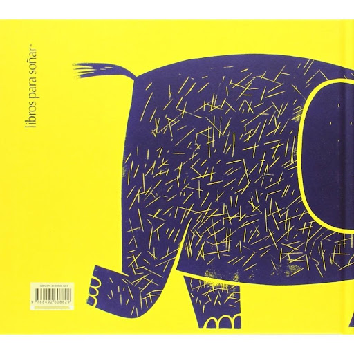Elefante, Un Guisante (t.d) Kalandraka Libro x 1.0 ELEFANTE, UN GUISANTE  Una fauna mansa y vegetariana se asoma a las páginas de este divertido juego de palabras rimadas. Creados con la técnica del linograbado, animales y frutas forman un sorprendent