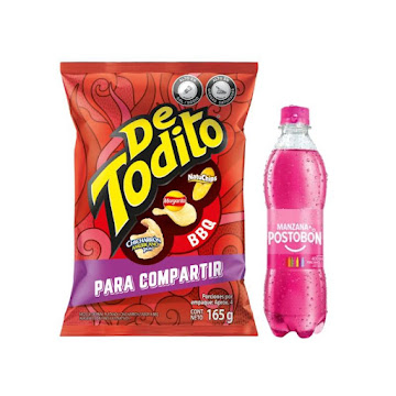 Combo Pasabocas De Todito BBQ x165 gr + Gaseosa Manzana Postobón x 400 ml  