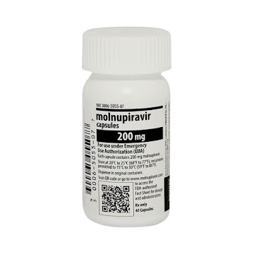 Lagevrio Molnupiravir 200 mg Merck Frasco x 40 Cápsulas  