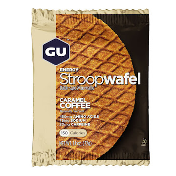 Galleta Waffle Rellena   Gu Energy Sabor Café Caramelo Con Cafeína Sobre x 32g  