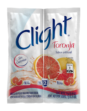 Refresco en Polvo Clight Sabor a Toronja x 14Gr   