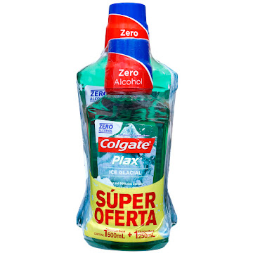 Enjuague Bucal Colgate Plax Ice Glacial x 500 ml + 250 ml  
