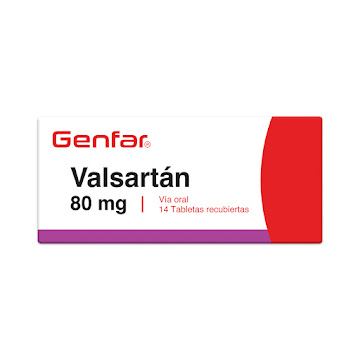 Valsartan 80 mg Genfar Caja x 14 Tabletas  