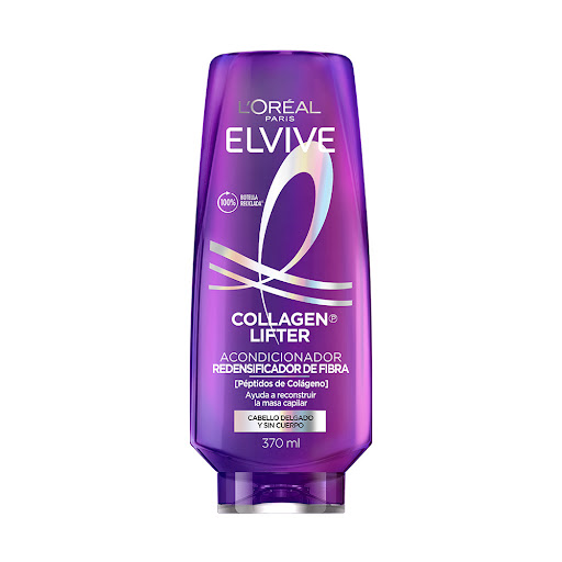 Acondicionador Elvive Collagen Lifter Redensificador De Fibra Botella x 370 ml