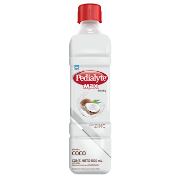 Suero Rehidratante Pedialyte Max 60 Coco Frasco x 500 ml  