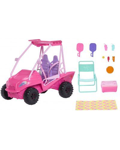 Barbie Detectives En La Playa Vehículo Buggy De Playa Barbie  x 1 El Barbie Detectives en la Playa Vehículo Buggy de Playa es perfecto para los niños que aman las historias de misterio y exploración. Con su buggy todoterreno, podrán imaginar emocionantes investigaci