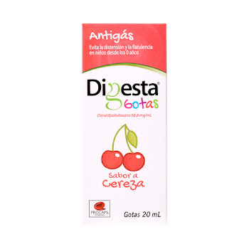 Digesta Gotas Dimetilpolisiloxano 66.6mg Procaps Sabor Cereza Frasco x 20 ml  