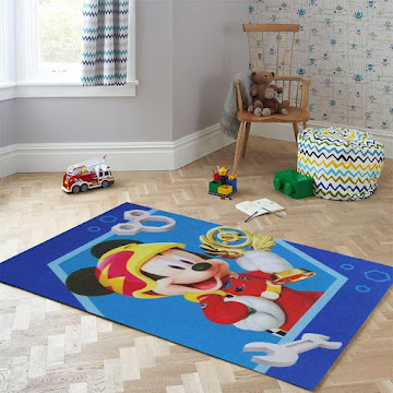 Solo Online Alfombra Mickey Carreras   Diseno 2 Vertical 42 X 67 Cm 