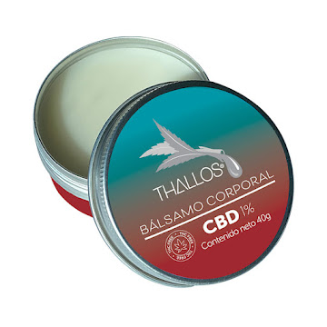 Bálsamo Corporal Thallos Cbd 1%, Aroma Canela Lata x 40 gr   