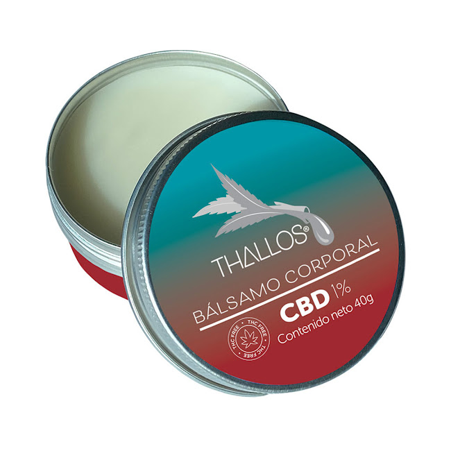 Bálsamo Corporal Thallos   Cbd 1%, Aroma Canela Lata x 40 gr 