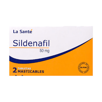 Sildenafil 50 mg La Santé Caja x 2 Tabletas  