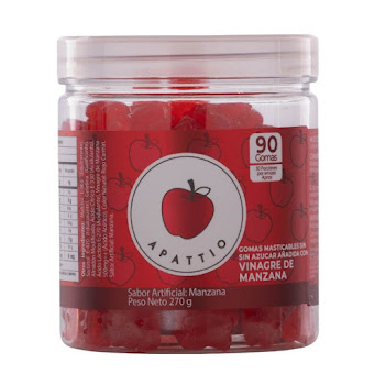 Gomas Apattio Vinagre de Manzana Frasco x 270 gr  