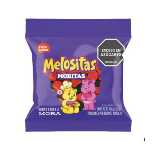Gomas Triunfo Melositas Mora x 150 gr