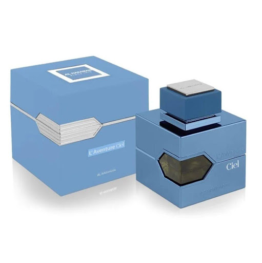 AL HARAMAIN L´AVENTURE CIEL SPRAY 100 ML AL HARAMAIN AL HARAMAIN L´AVENTURE CIEL SPRAY 100 ML x 100 ML Fragancia de la familia olfativa Almizcle Amaderado Floral para Hombres y Mujeres. Esta fragrancia es nueva. L'Aventure Ciel se lanzó en 2024. Las Notas de Salida son bergamota, limón (lima ácida) y c