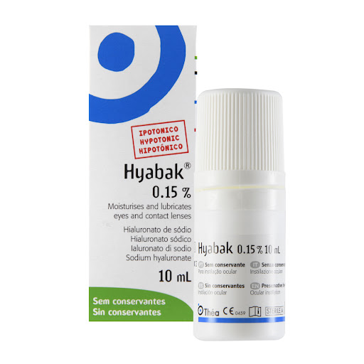 Hyabak Hialuronato de Sódico 0.15% Axon Frasco x 10 ml