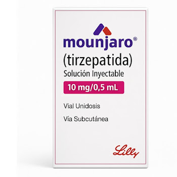 Mounjaro Tirzepatida 10 mg / 0.5 ml Eli Lilly Caja x 1 dosis  