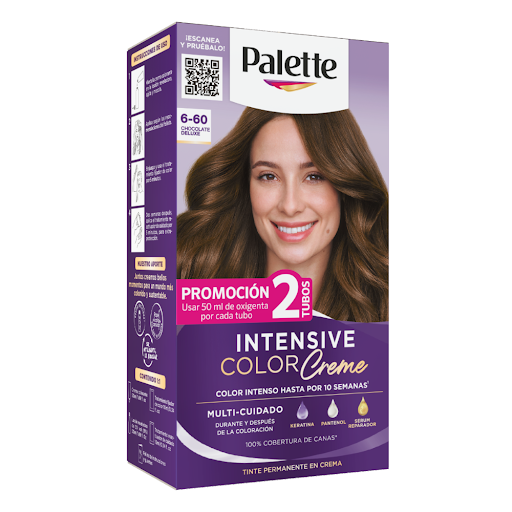 Tinte Palette Intensive Color Creme 6-60 Chocolate Deluxe Caja x 1 und