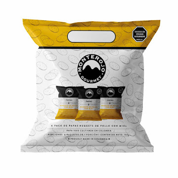 Papas Monterojo Nuggets   de Pollo Paquete x 6 und 