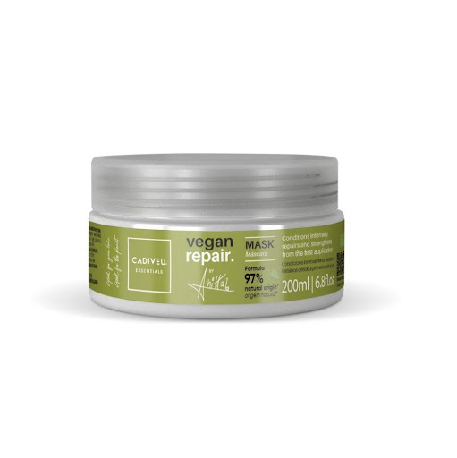 Mascarilla Vegan Repair 250ml Cadiveu TARRO x 1 Mascarilla reparadora vegana. Ideal para tratar cabellos maltratados.