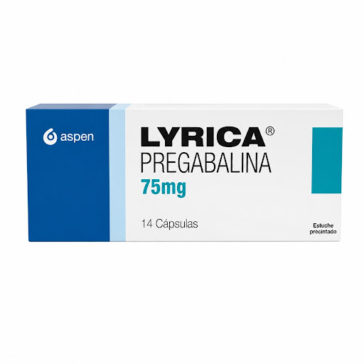 Lyrica Pregabalina 75 mg Aspen Caja x 14 Cápsulas