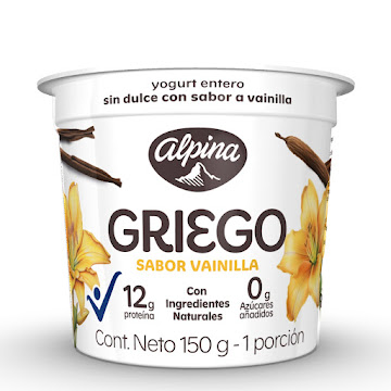 Yogurt Griego Alpina   Vainilla x 150 gr  